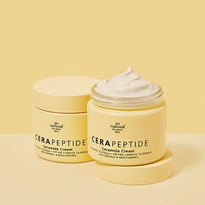 So Natural Cera Peptide Cream Разглаживающий крем на основе керамидов и комплекса пептидов