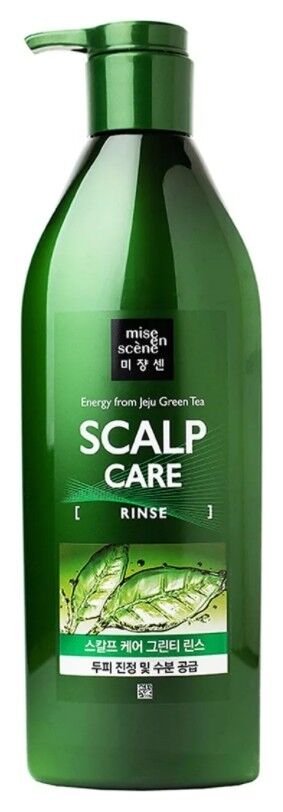 Кондиционер для волос с экстрактами зеленого чая и имбиря Mise en Scene Scalp Care Rinse