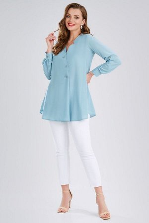 Блузка Рост: 164 см. Состав ткани: полиэстр - 95%, спандекс- 5% Блузка — один из самых популярных предметов женской одежды. Она необыкновенно универсальна в комплектации, и прекрасно смотрится, придае