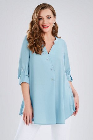 Блузка Рост: 164 см. Состав ткани: полиэстр - 95%, спандекс- 5% Блузка — один из самых популярных предметов женской одежды. Она необыкновенно универсальна в комплектации, и прекрасно смотрится, придае