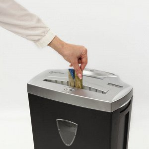 Уничтожитель (шредер) BRAUBERG S12, 4 уровень секретности, фрагменты 4х35 мм, 12 листов, корзина 25 литров, 531774