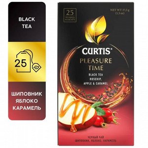 Чай Curtis Pleasure Time 1.5*25пак (1/12) черный сашет 101661/102216