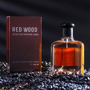 Туалетная вода мужская "Colour essences Red Wood", 100 мл