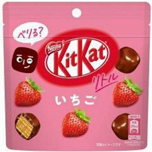 Шоколад Kit Kat Mini Клубника 50г 1/10 Япония