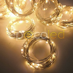Гирлянда-занавес EPECOLED теплая белая (USB, на пульте, 3х2 метра, 200LED)