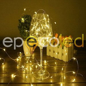 Гирлянда EPECOLED золотая (USB, на пульте, 30 метров, 300LED)
