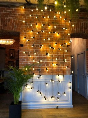 Лампочки Эдисона EPECOLED на солнечной батарее (10 метров, 20LED)