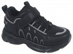 Кроссовки Tom&amp;Miki, артикул B-9518-A, цвет черный, материал текстиль, кожа иск