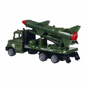 ИГРОЛЕНД Машина в виде военной техники, инерция, ABS, металл, 11,2x4,3x5,3см