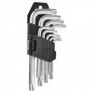 SILAPRO Набор ключей с профилем TORX в пластиковом подвесе, железо, 9 предметов