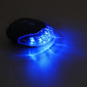 SILAPRO Фонарь велосипедный 8х8см, 5LED, 7 реж., 2хААА; 2 диода 2 реж., пластик