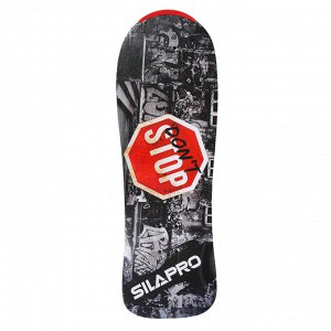SILAPRO Скейтборд 75х25см (усилен.алюм. крепеж, 5240 PVC 608Z) макс. нагрузка 50кг
