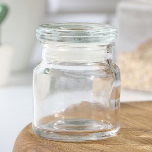 Баночка стеклянная для специй «Вкус жизни», 100 мл, 6*6,5 см