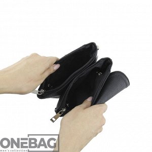 Сумка-планшет мужская ONEBAG маленькая на регулируемом плечевом ремне(min:975, max:1575)