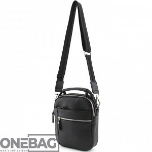 Сумка мужская ONEBAG средняя на короткой ручке и регулируемом плечевом ремне(min:975, max:1575)