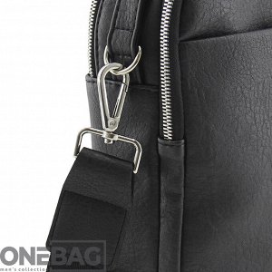 Сумка мужская ONEBAG средняя на короткой ручке и регулируемом плечевом ремне(min:975, max:1575)