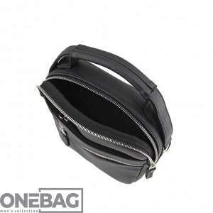 Сумка мужская ONEBAG средняя на короткой ручке и регулируемом плечевом ремне(min:975, max:1575)