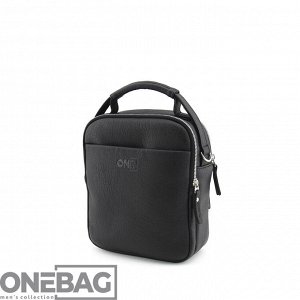 Сумка мужская ONEBAG средняя на короткой ручке и регулируемом плечевом ремне(min:975, max:1575)