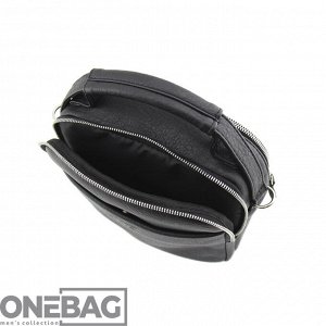 Сумка мужская ONEBAG средняя на короткой ручке и регулируемом плечевом ремне(min:975, max:1575)