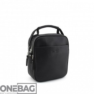 Сумка мужская ONEBAG средняя на короткой ручке и регулируемом плечевом ремне(min:975, max:1575)