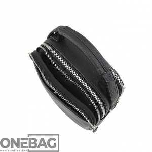 Сумка мужская ONEBAG средняя на короткой ручке и регулируемом плечевом ремне(min:975, max:1575)