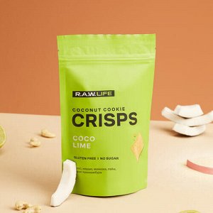 Печенье "Crisps Кокос-Лайм" Raw Life, 35 г