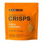 Печенье &quot;Crisps Кокос-Карамель&quot; Raw Life, 35 г