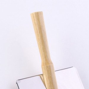 Пижон Пуходерка Wood средняя без капель, деревянная ручка, 9 х 12 см