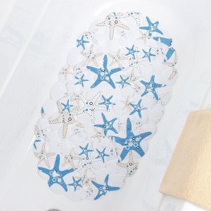 SPA-коврик для ванны на присосках SAVANNA «Морские звёзды», 38?68 см