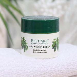 Крем для лица "BIOTIQUE", "Bio Wintergreen", 15 г