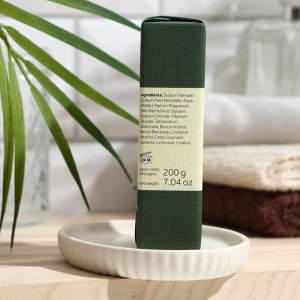 Мыло FLORINDA Fabric green, 200 г