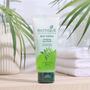 Гель для умывания &quot;BIOTIQUE&quot;, с нимом, 50 мл