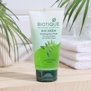 Гель для умывания "BIOTIQUE", с нимом, 150 мл