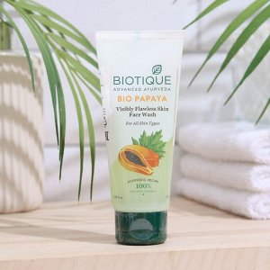 Гель для умывания "BIOTIQUE", с экстрактом папайи, 50 мл