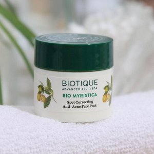 Маска для лица BIOTIQUE, мускатный орех, 20 г