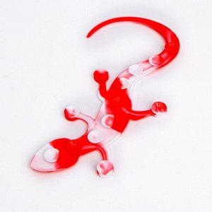 Развивающая игрушка «Ящерица» с присосками, цвета МИКС