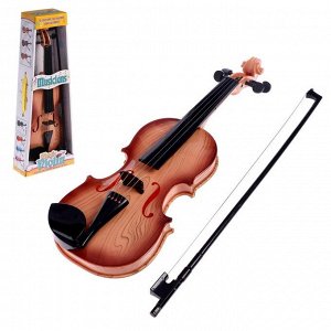 Игрушка музыкальная «Скрипка. Маэстро», звуковые эффекты, цвет светло-коричневый
