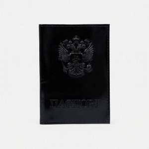 Обложка для паспорта, цвет чёрный 7096891