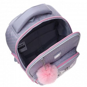 Рюкзак школьный Studio Pets, 38 х 29 х 16,5 см, эргономичная спинка, фиолетовый