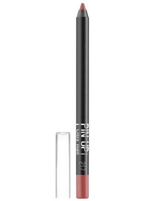 LUXVISAGE Карандаш для губ PIN-UP ultra matt, тон 217 светло-коричневый # NEW