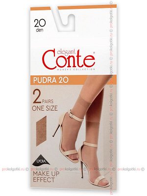 CONTE, PUDRA 20 socks, 2 pairs