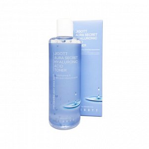 JIGOTT AURA SECRET HYALURONIC ACID TONER 300ml Антивозрастной тонер с гиалуроновой кислотой 300мл