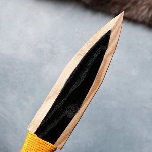 Сувенирное деревянное оружие "Кунай", 23 см, массив ясеня