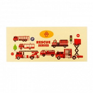 Набор игровой «Пожарная станция», машинки 12 штук, дорожные знаки, игровое поле