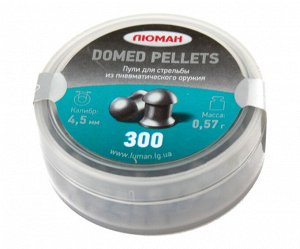 Пуля пневм. "Domed pellets", 0,57 г. 4,5 мм. (300 шт.) (60 в упаковке)