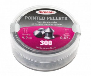 Пуля пневм. "Pointed pellets", 0,57 г. 4,5 мм. (300 шт.) (60 в упаковке)