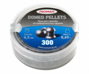 Пуля пневм. "Domed pellets", 0,68 г. 4,5 мм. (300 шт.) (60 в упаковке)