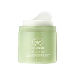 So Natural Успокаивающие пэды для чувствительной кожи лица So.Vegan Heartleaf Vinegar Blemish Calming Pad, 135гр(70шт)