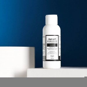 Средство для обезжиривания ногтей и снятия липкого слоя Gel-off Cleaner Professional, 110 мл