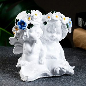 Фигурка гипс «Два ангела с книгой», 12x12 см